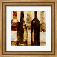 Framed Smokey Wine III