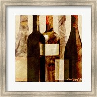 Framed Smokey Wine IV