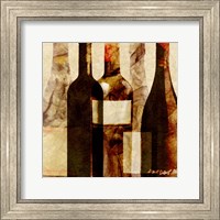 Framed Smokey Wine IV