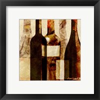 Framed 'Smokey Wine IV' border=