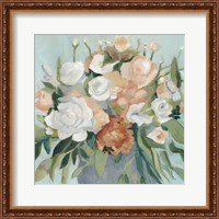 Framed 'Soft Pastel Bouquet I' border=