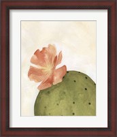 Framed Arid Bloom I