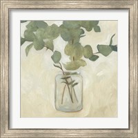 Framed 'Greenery Still Life II' border=