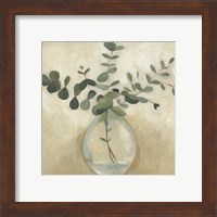 Framed 'Greenery Still Life III' border=