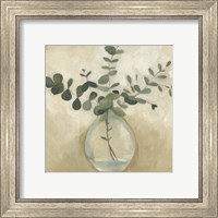 Framed 'Greenery Still Life III' border=