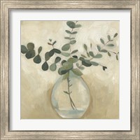 Framed 'Greenery Still Life III' border=