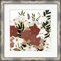 Framed 'Terracotta Wildflowers I' border=