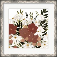 Framed 'Terracotta Wildflowers I' border=