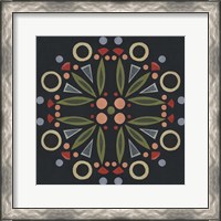 Framed Folk Mandala I