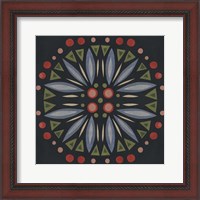 Framed Folk Mandala III