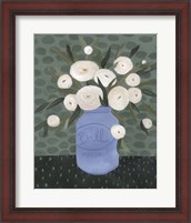 Framed Mason Jar Bouquet IV