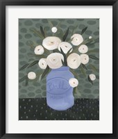 Framed Mason Jar Bouquet IV
