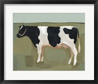 Framed Bovine Portrait II