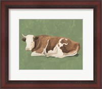 Framed How Now Brown Cow I