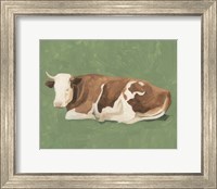 Framed How Now Brown Cow I