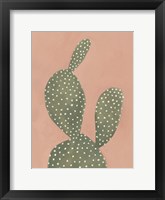 Framed Coral Cacti I