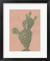 Coral Cacti II Framed Print