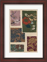 Framed Japanese Textile Design II