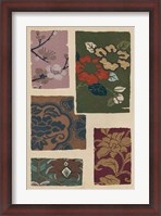 Framed Japanese Textile Design II