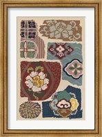 Framed Japanese Textile Design III