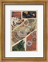 Framed Japanese Textile Design V