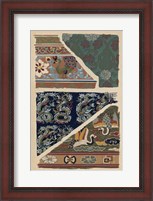 Framed Japanese Textile Design VI