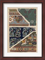 Framed Japanese Textile Design VI