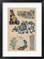 Framed Japanese Textile Design VII