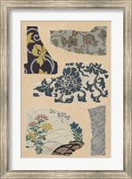 Framed Japanese Textile Design VII