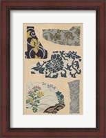 Framed Japanese Textile Design VII