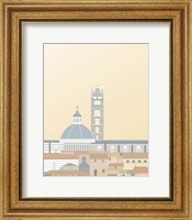 Framed 'Travel Europe--Duomo di Siena' border=
