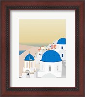 Framed Travel Europe--Santorini