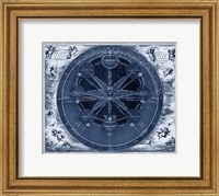 Framed Indigo Planetary Chart
