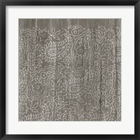 Framed Weathered Wood Patterns XI