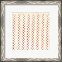 Framed 'Weathered Patterns in Red VIII' border=