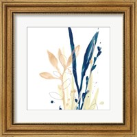 Framed 'Botany Gesture IX' border=