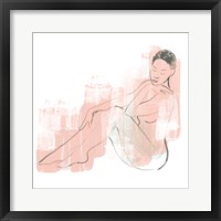 Colorblock Figure I Framed Print