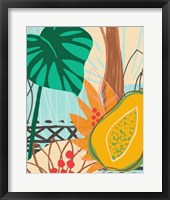 Graphic Jungle I Framed Print