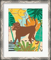 Framed 'Graphic Jungle III' border=