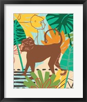 Graphic Jungle III Framed Print