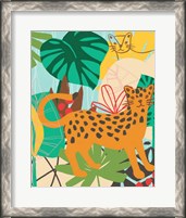 Framed Graphic Jungle IV