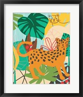 Framed Graphic Jungle IV