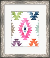 Framed 'Aztec Brights I' border=