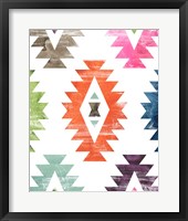 Framed Aztec Brights IV