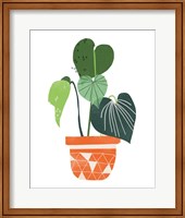 Framed 'Happy Plants II' border=