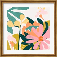 Framed Cut Paper Garden I