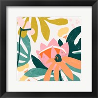 Framed Cut Paper Garden III