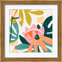 Framed Cut Paper Garden III