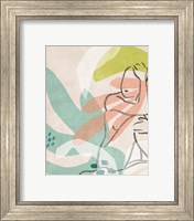 Framed 'Tropical Nude II' border=