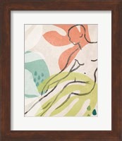 Framed 'Tropical Nude IV' border=